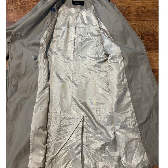 Shesmiss Women's Modern Trench Coat Taupe Approx Size 10/12 Modern Street Style - Picture 3 of 12